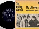 THE ROLLING STONES - ALL OVER NOW - DK EXPORT PS+45 64