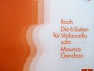 Philips GENDRON plays BACH 6 Cello Suites --MINT