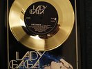 Gold 45rpm 7in Single Lady Gaga - Just Dance