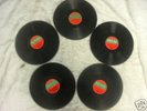 SLIM DUSTY 5 PACK. X 78 RPM REGAL ZONOPHONE RECORDS.C/W