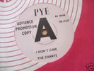 The Chants - I Don't Care 1963 UK 45