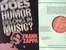 FRANK ZAPPA - Does Humor Belong In Music (EMI)? 1986
