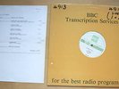 B B King In Concert  UK Rare 1987 BBC LP + Cue Sheet