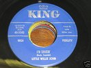 Little Willie John R&B SOUL 45 Im Shakin / A Cottage Fo