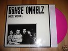 Böhse Onkelz rare LP Onkelz wie wir pink Vinyl ME 507
