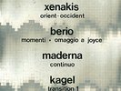 PHILIPS(Prospective 21st)(3 lps)/ XENAKIS / MADERNA etc