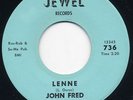 Rare Garage 45 - John Fred - Lenne - Jewel 736 - Mint-