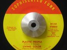 LIVING COLOR Plastic People RARE SC FUNK 45 LISTEN