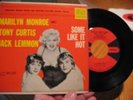 MARILYN MONROE SOME LIKE IT HOT EP ON UA UAE-1005 VG++