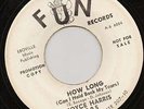 NORTHERN SOUL 45 RPM- THE JOYCE HARRIS - FUN RECORDS