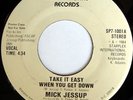 rare Modern Boogie 45 MICK JESSUP take it easy STARPLEX