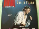 JOHNNY HALLYDAY MAXI 45 TOURS PROMO QUE JE T'AIME