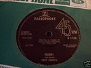 DEEP PURPLE..HUSH..RARE PARLOPHONE..7 INCH 45..1968
