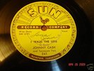 Rare Johnny Cash I Walk The Line 78 RPM Record Album VG