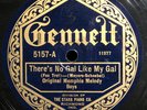 ORIGINAL MEMPHIS MELODY BOYS -- Gennett 5157 jazz 78