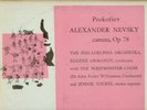 ANDY WARHOL COVER ART 1949 Alexander Nevsky ML 4247 LP
