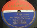 MAX GELDRAY *RUBY / HARMONICA RAG*Excellent Cond Rare