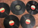 SLIM DUSTY. 78 RPM RECORDS X 5. REGAL ZONOPHONE + COLUM