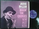 JACKIE McLEAN LP MAKIN THE CHANGES OG NEW JAZZ DG 8231