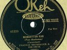 Okeh 41330 FRANKIE TRUMBAUER ORCH Manhattan Rag in E