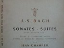  JEAN CHAMPEIL VIOLIN J.S.BACH SONATES VEGA