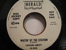 COUSIN LEROY CROSSROADS HERALD 546 PROMO 45 BLUES HEAR