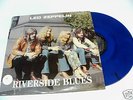 LP LED ZEPPELIN RIVERSIDE BLUES SWINGIN PIG CLEAR BLUE