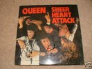 RARE 4x SIGNED QUEEN SHEER HEART ATTACK GENUINE PROMO