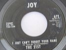 The 21st   I Just Can't Forget Your Name   Joy