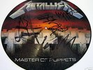 METALLICA Master Of Puppets PD AUTOGRAPH CLIFF BURTON
