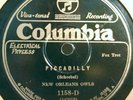 37)   78 RPM   NEW ORLEANS OWLS   COLUMBIA 1158-D