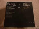 RARE SIGNED JOHNNY CASH MAN IN BLACK GENUINE LP