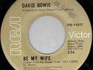 DAVID BOWIE RARE Canadian BE MY WIFE Company sleeve NM