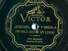 Victor 38525  JIM JACKSON 1930 Wild About My Lovin