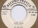 MR. SAD HEAD rare 50's JUMP BLUES PROMO 45 RPM RCA