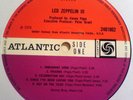 LED ZEPPELIN III EX+ 1970 UK Red/Plum Atlantic LP*