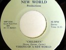 rare Soul Disco 45 VISIONS OF A NEW WORLD children