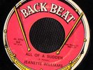 SOUL 45 JEANETTE WILLIAMS ALL OF A SUDDEN BACKBEAT HEAR
