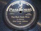 Blues Blind Lemon Jefferson Paramount 12407 Black Snake