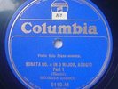 Columbia 5110-M, 5111-M Georges Enesco violin - Handel