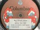 50) 78 RPM   KING OLIVER'S JAZZ BAND   COLUMBIA 13003-D