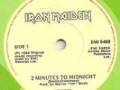 IRON MAIDEN IRISH PRESS 2 MINUTES TO MIDNIGHT WITH PS