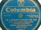 55) 78 RPM BENNY GOODMAN ORCH. BLUE WAX COLUMBIA 2988-D