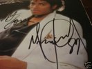 Micheal Jackson THRILLER Record Autographed 1987