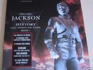 JACKSON MICHAEL 1995 LP HISTORY X3 BOOK STICKER NEUF NM