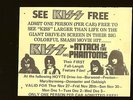 kiss mega  rare  attack phantoms  pass  aussie  only