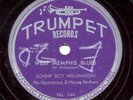 MINT SONNY BOY WILLIAMSON WEST MEMPHIS BLUES 78 RPM