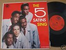 The 5 Satins LP Sing RARE Doo Wop Ember Lbl. ORIG