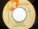 rare Jamaica Reggae 45 ALMIGHTY STONES penetrate Listen