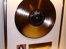 Michael Jackson goldene Schallplatte gold record